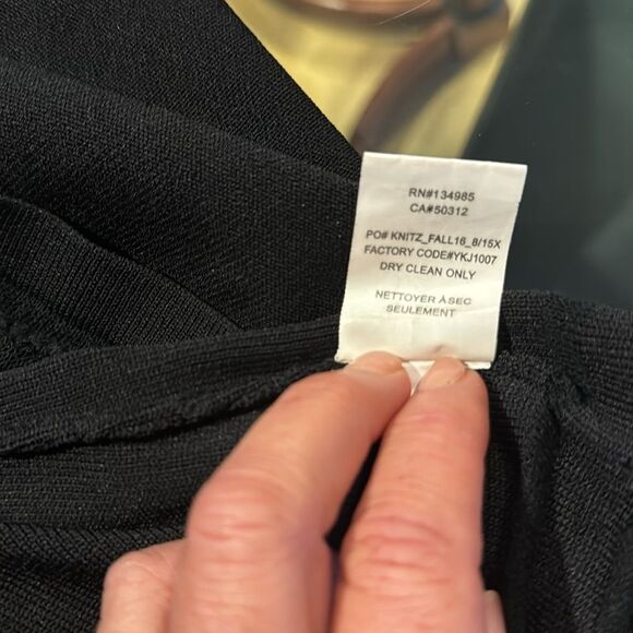 For Love and Lemons Knitz Rivington Black Dress Size Small - Picture 11 of 15